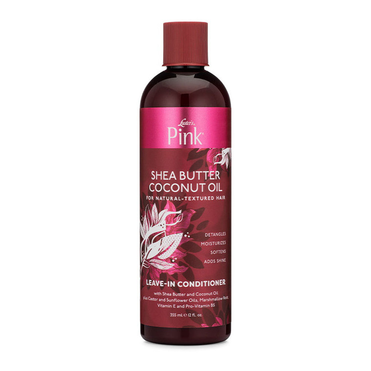 Lusters Pink Shea Butter Coconut Oil Silkening Leave-In Conditioner, 12 oz