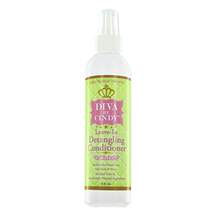 Diva By Cindy Leave In Detangling Conditioner, 8 Fl Oz