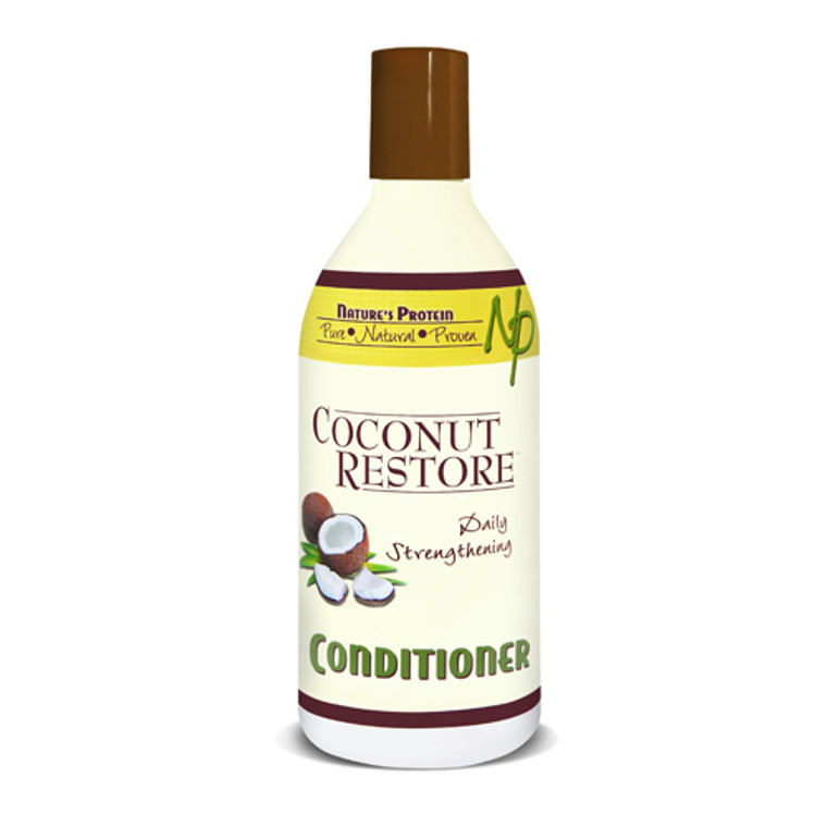 Natures Protein Coconut Restore Curl Control Leave-in Hair Conditioner, 13 Oz