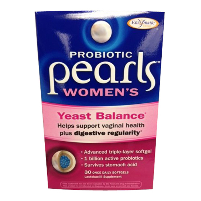 Probiotic Pearls Womens Yeast Balance Softgels - 30 Ea