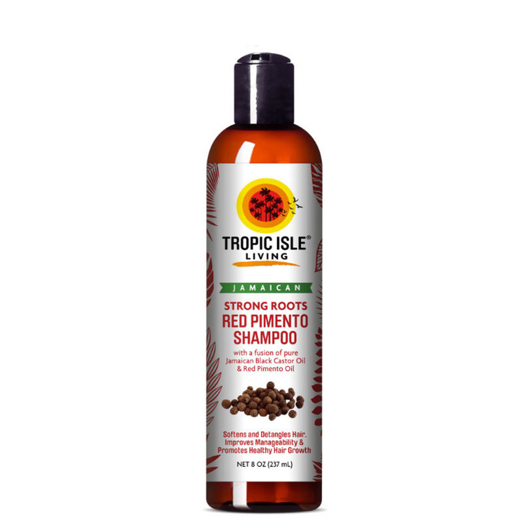 Tropic Isle Living Jamaican Strong Roots Red Pimento Hair Shampoo, 8 Oz