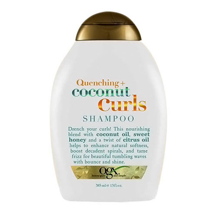 Ogx Quenching Coconut Curls Shampoo For Natural Waves, 13 oz