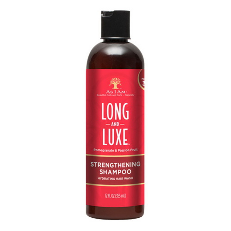 AS I Am Long and Luxe Strengthening Shampoo, 12 Oz