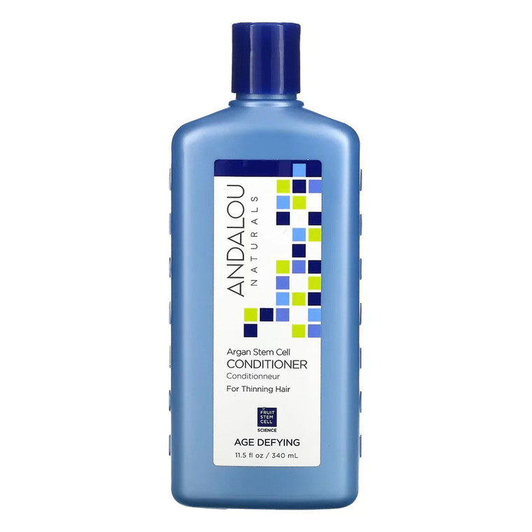 Andalou Naturals Age Defying Argan Stem Cell Conditioner for Thinning and Shine Hair 11.5Oz (340ml)