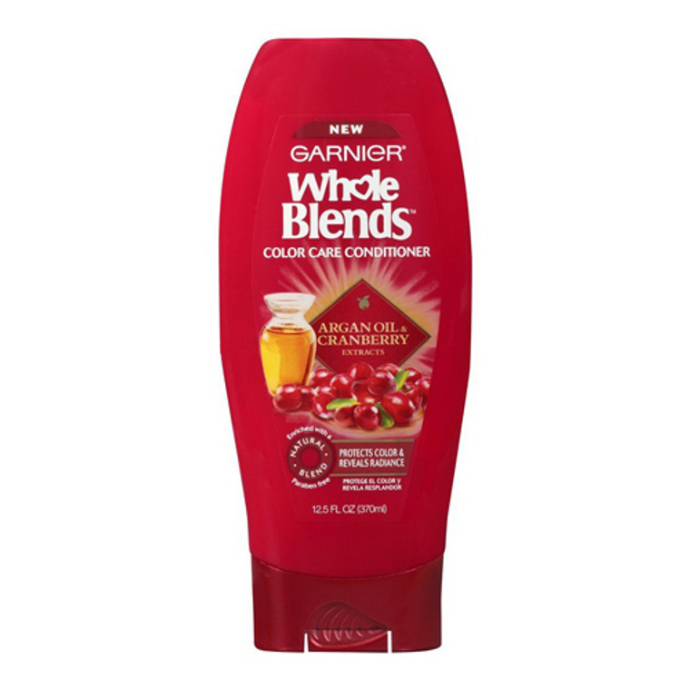 Garnier Whole Blends Argan Oil and Cranberry Colour Care Hair Conditioner, 12.5 Oz