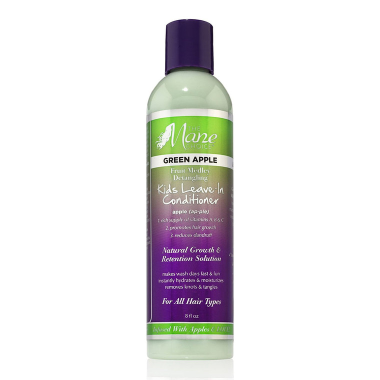 The Mane Choice Green Apple Kids Leave In Hair Conditioner, 8 Oz
