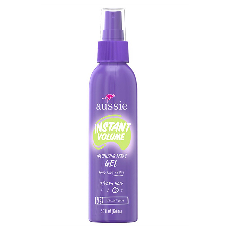 Aussie Instant Volume Volumizing Spray Gel for Adding Lift Body and Strong Hold 5.7Oz (170ml)