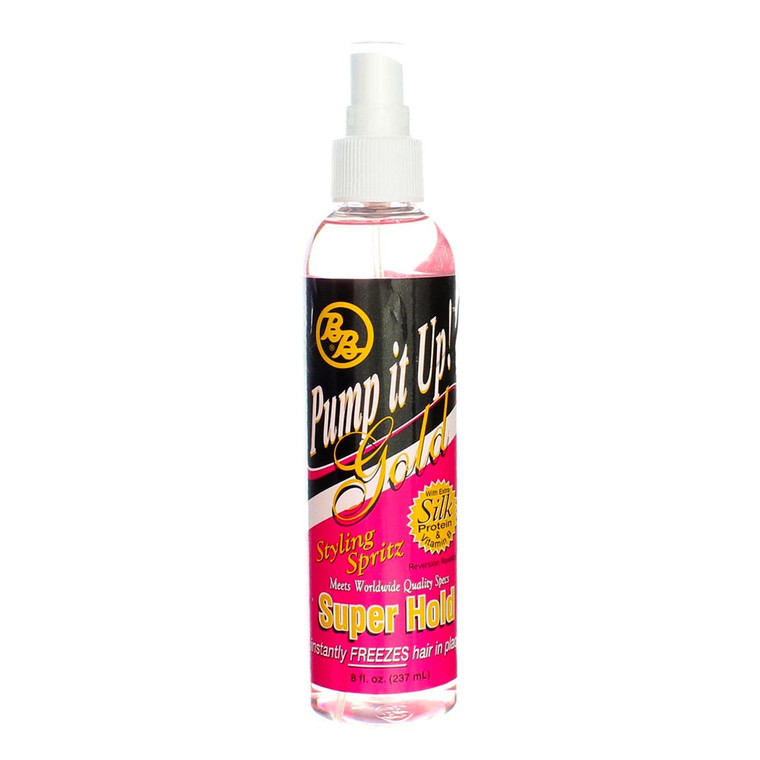 Bb Pump It Up Gold Styling Spritz Super Hold - 8 Oz