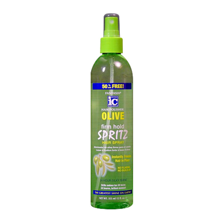 Fantasia Firm Hold Polisher Olive Spritz Hair Spray 12 Oz