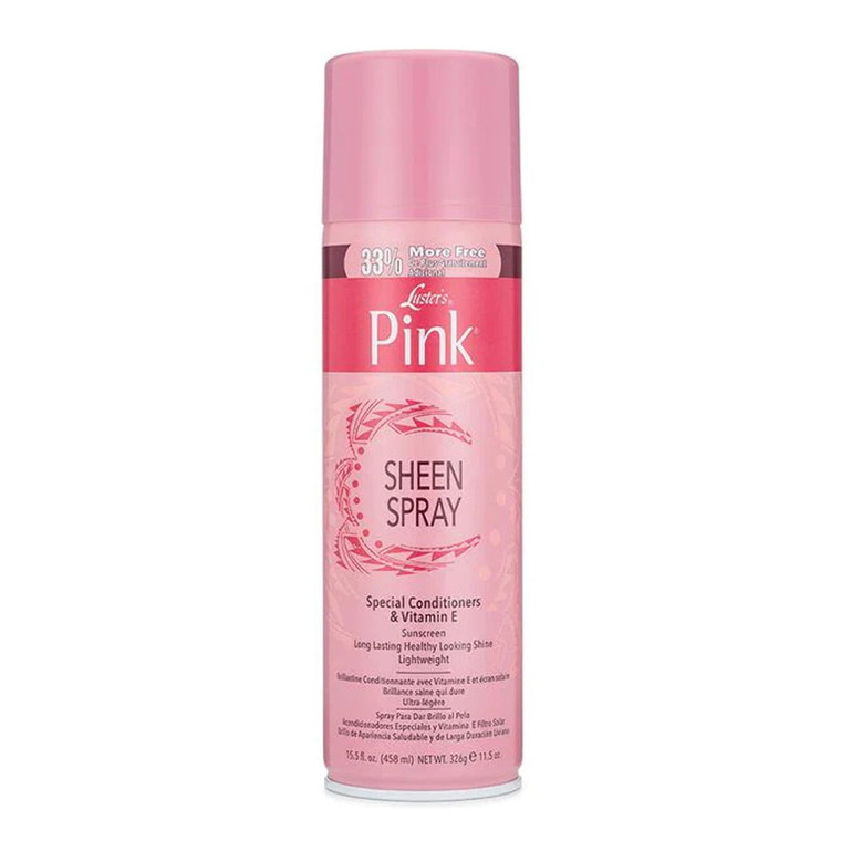 Lusters Pink Sheen Hair Spray Special Conditioners And Vitamin E Sunscreen, 15.5 Oz