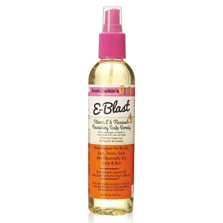 Aunt Jackies Girls E-Blast Vitamin E and Flaxseed Hair Scalp Remedy Oil Nourishing Treatment 8Oz (237ml)