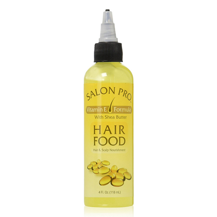 Salon Pro Vitamin E Formula With Shea Butter Hair Food Oil, 4 Oz