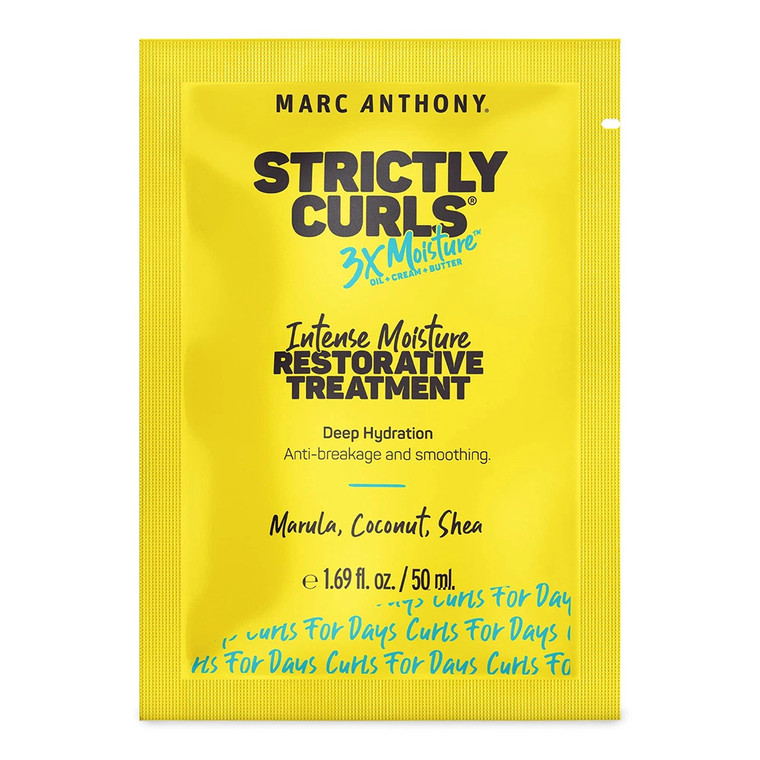 Marc Anthony Strictly Curls Intense Moisture Restorative Hair Treatment 1.69Oz (50ml)