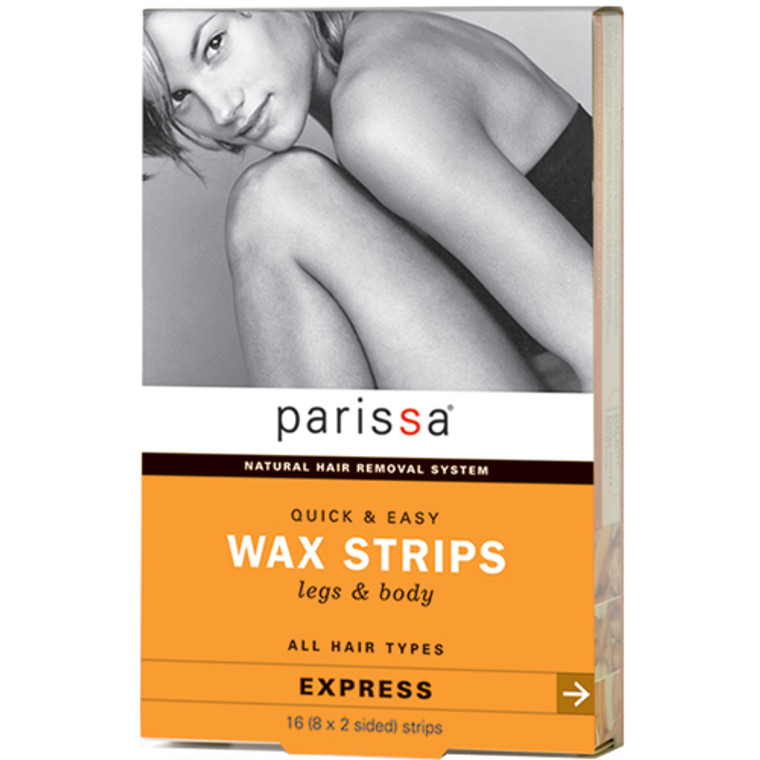 Parissa Quick And Easy Wax Strips Leg And Body - 16 Strips