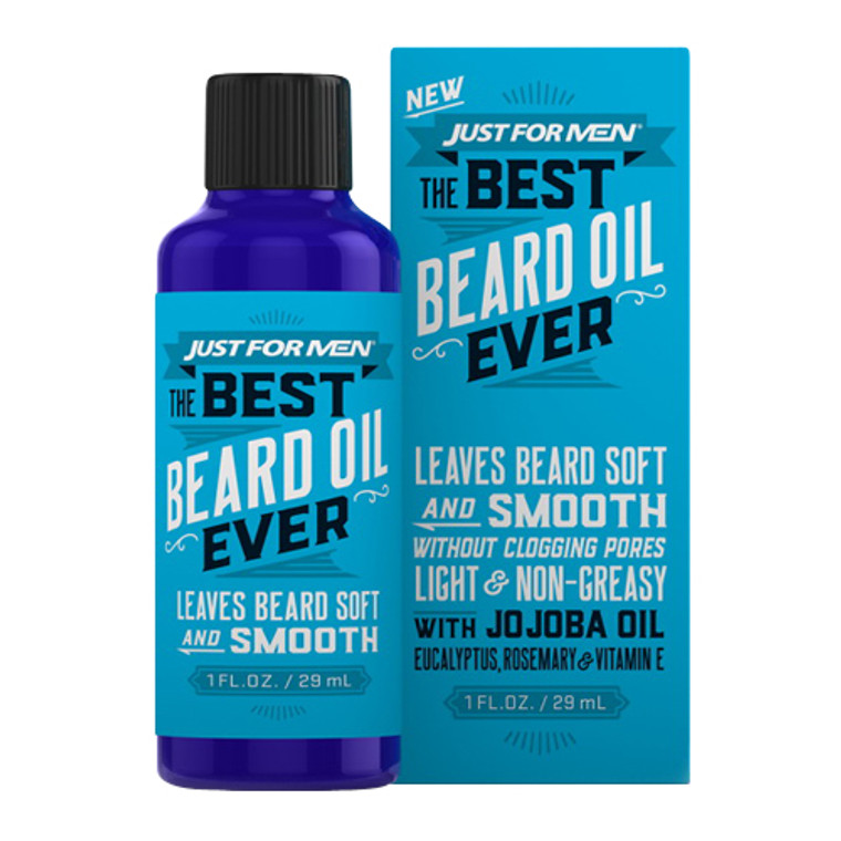 Just For Men Light and Non Greasy The Best Beard Oil Ever, 1 Oz