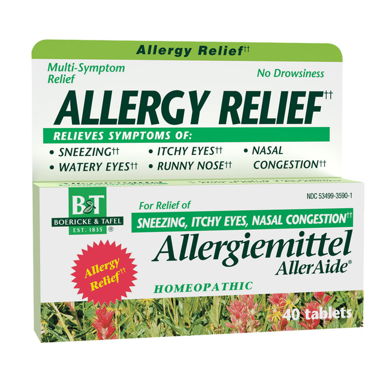 Boericke And Tafel Allergiemittel Alleraide Tablets - 40 Ea
