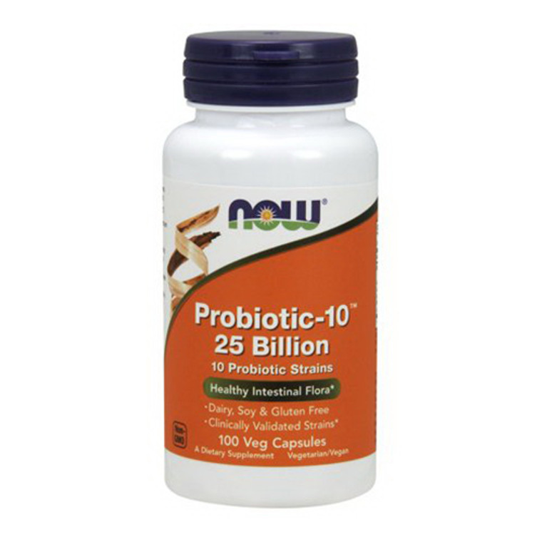 Now Foods Probiotic-10 25 Billion, 100 Ea