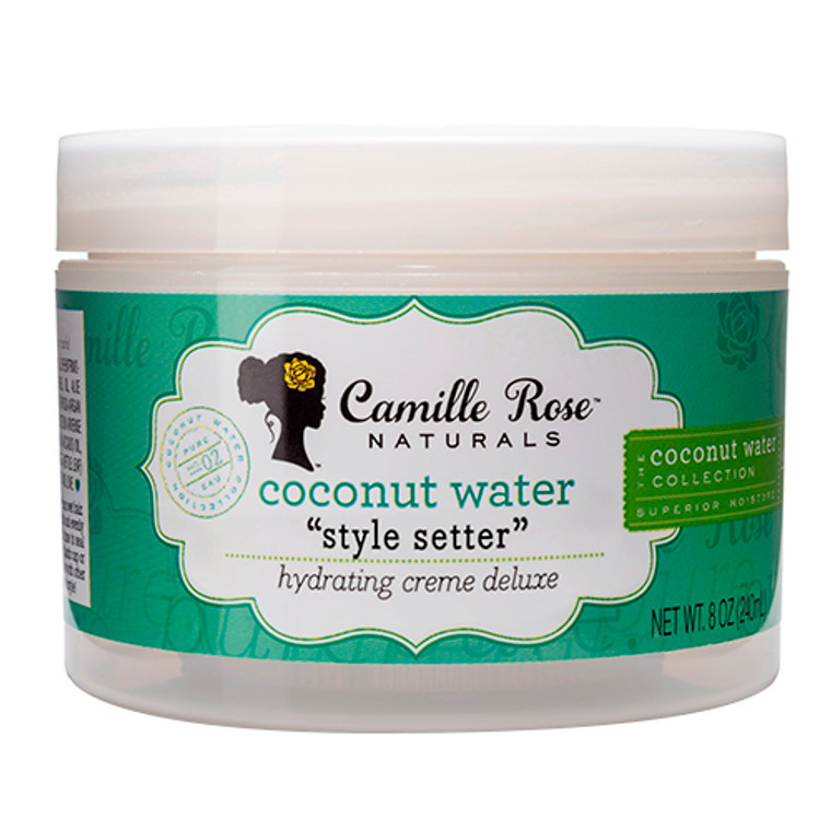 Camille Rose Coconut Water Style Setter Hydrating Creme Deluxe, 8 Oz