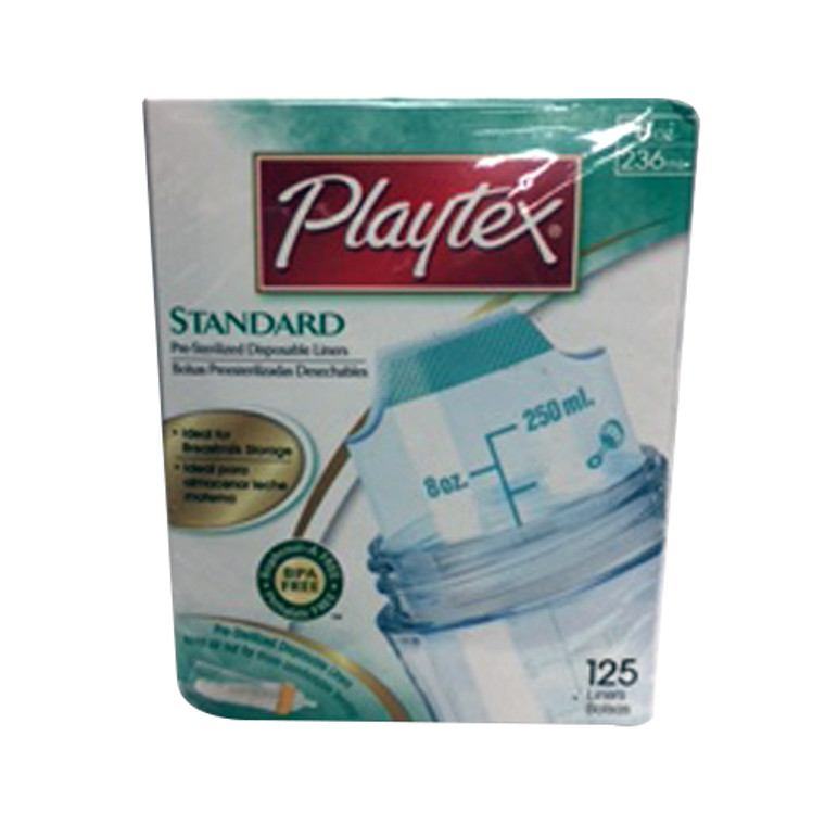 Playtex Premium Nurser Disposable Bottle, 125 Liners - 8 Oz, 3 Ea