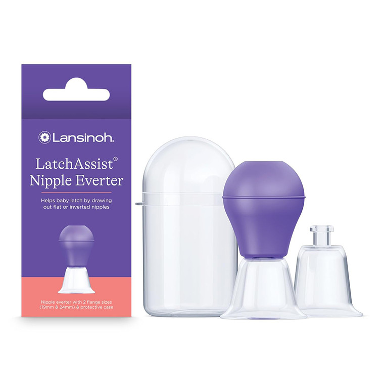 Lansinoh LatchAssist Nipple Everter for Drawing Out Flat or Inverted Nipples 1Ea