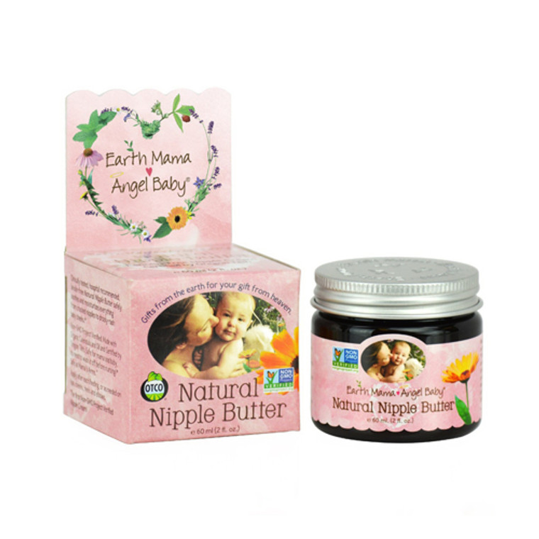 Earth Mama Angel Baby Natural Nipple Butter - 2 Oz