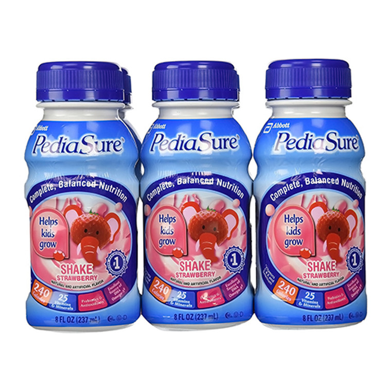 Pediasure Liquid Complete Balanced Nutrition, Strawberry - 8 Oz /24 Pack