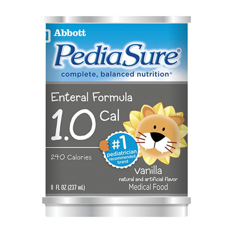Pediasure Liquid Complete Balanced Nutrition Enteral Formula Institutional Use, Vanilla - 8 Oz