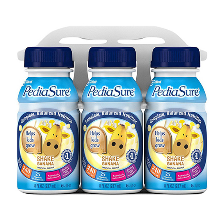 Pediasure Liquid Complete Balanced Nutrition, Banana Cream- 8 oz, 24 Pack