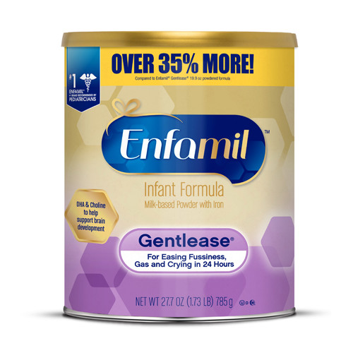 Enfamil Gentlease Sensitive Baby Formula Gentle Milk Powder 27.7 Oz, 4 Pack