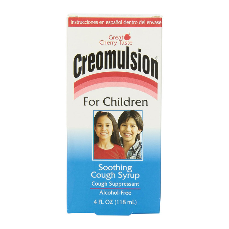 Creomulsion Cough Syrup For Children, Cherry Flavor, 4 Oz