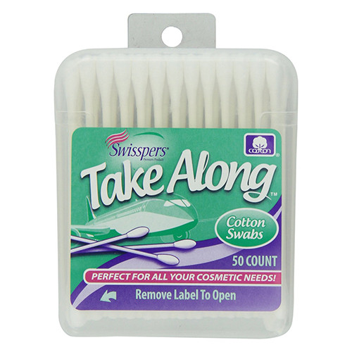 Swisspers Take Along Swabs - 50 Ea