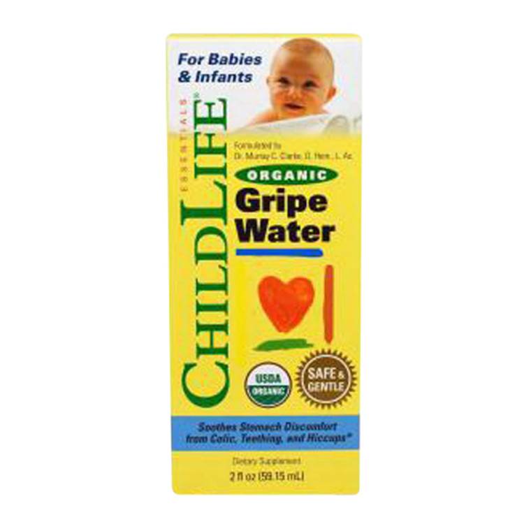 ChildLife Organic Gripe Water for Babies and Infants, 2 Oz