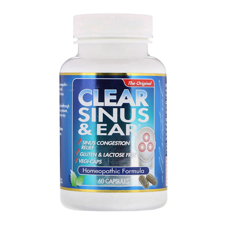 Clear Homeopathic Sinus And Ear Capsules - 60 Ea