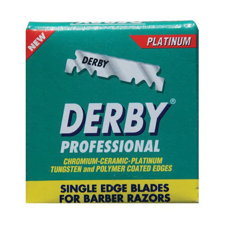 Derby Professional Single Edge Razor Blades, 100 Ea