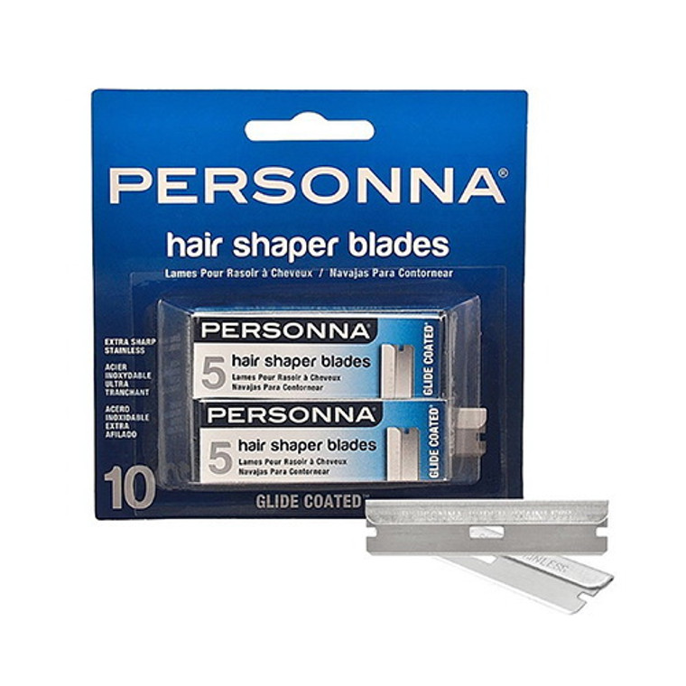 Personna Hair Shaper Blades, Glide Coated, 10 Ea