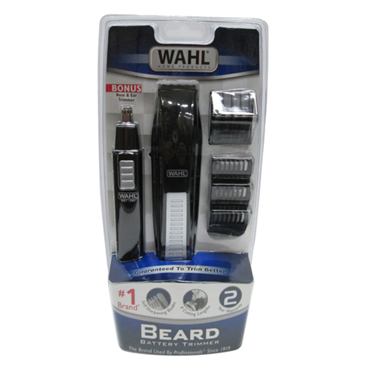 Wahl Nose And Ear Beard Battery Trimmer, Wahl-5537, 1 Ea