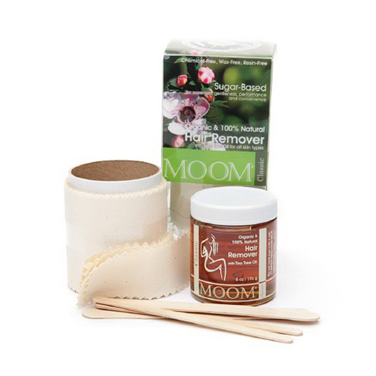 Moom Organic Hair Remover Kit With Tea Tree Oil - 1 Ea