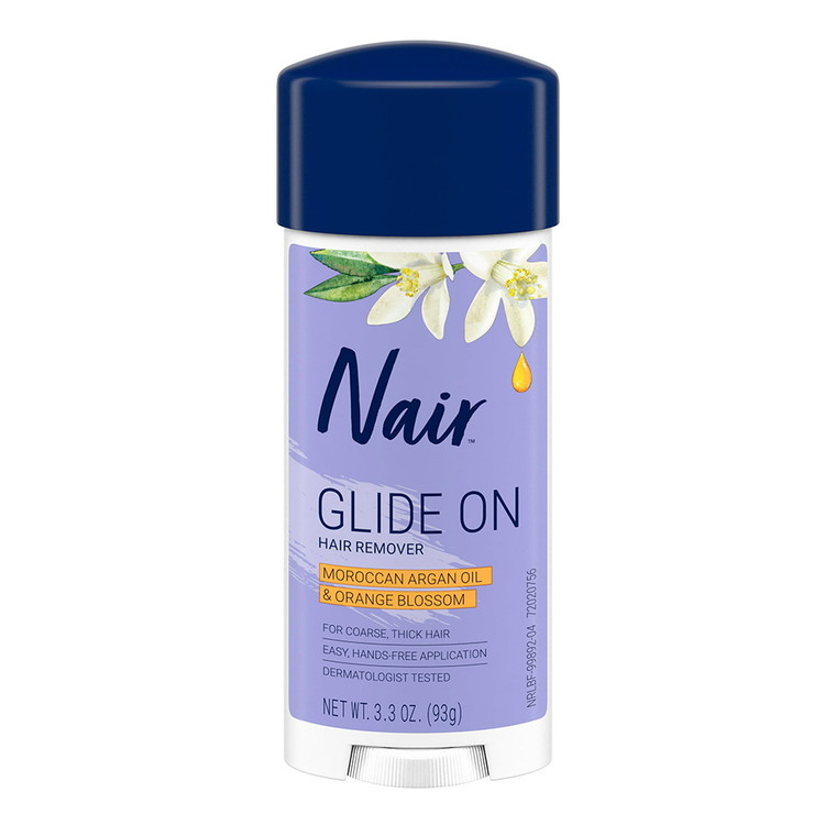 Nair Hair Remover Glides Away Max, Moroccan Argan Oil, 3.3 oz