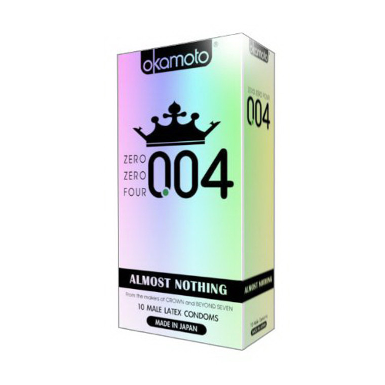 Okamoto 004 Zero Zero Four Intimate Condoms - 10 Ea