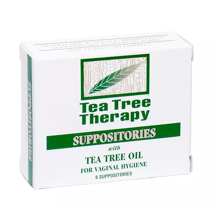 Tea Tree Therapy Suppositories For Vaginal Hygiene - 6 Ea