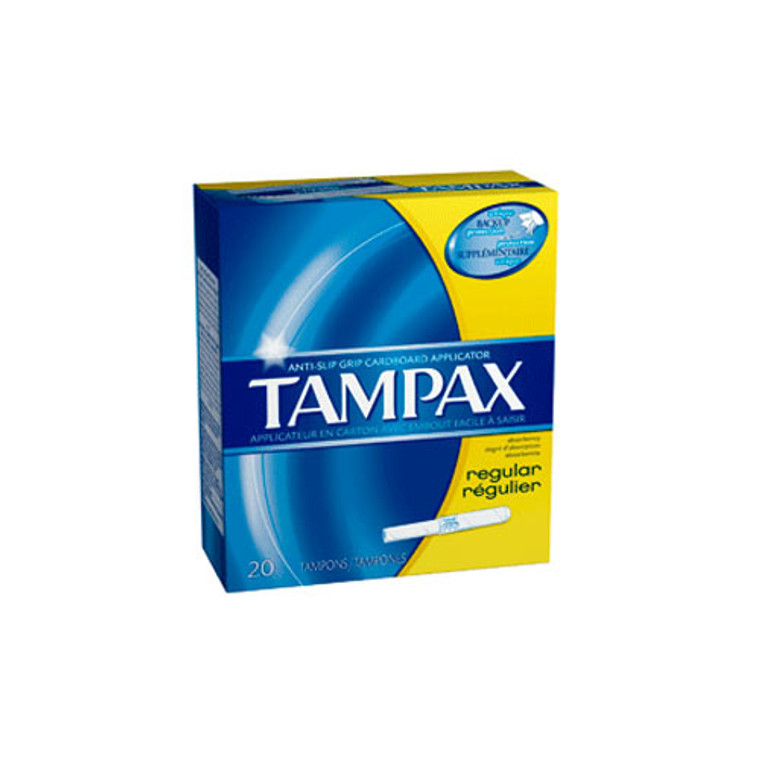 Tampax Tampons With Biodegradable Applicator, Regular Absorbancy - 20 Each