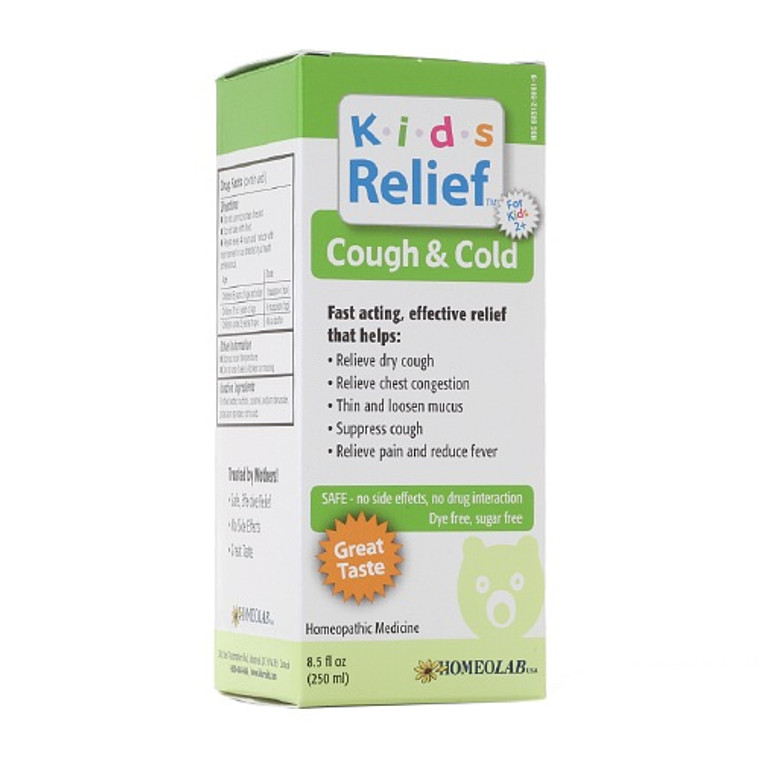 Homeolab Usa - Kids Relief Cough And Cold Syrup - 8.5 Oz