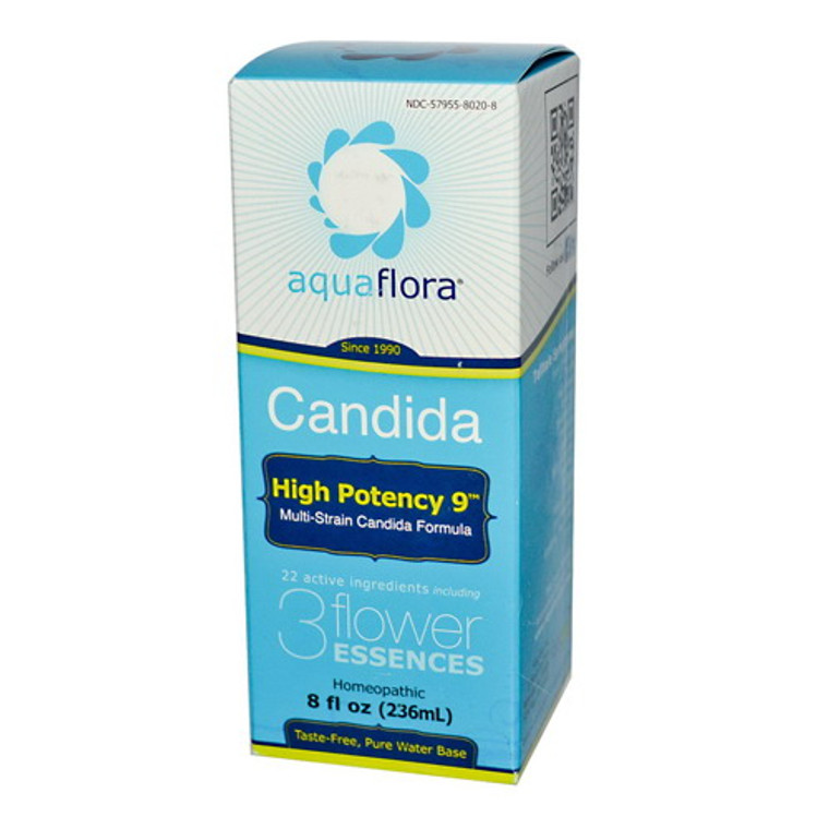 Aqua Flora Candidac High Potency 9 Multi-Strain Candida Formula - 8 Oz