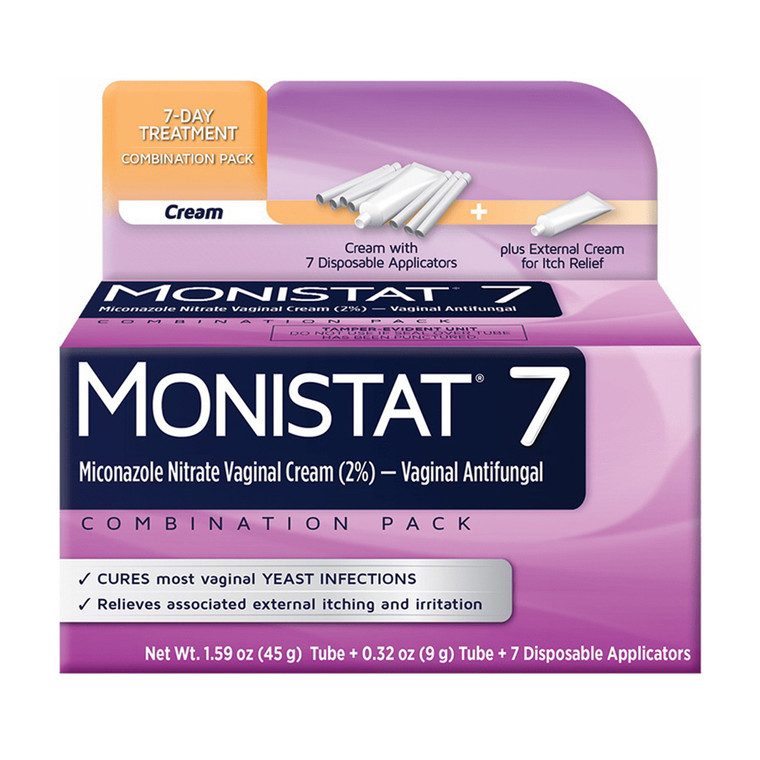 Monistat 7 Vaginal Antifungal Cream, For 7 Days, 1 Kit