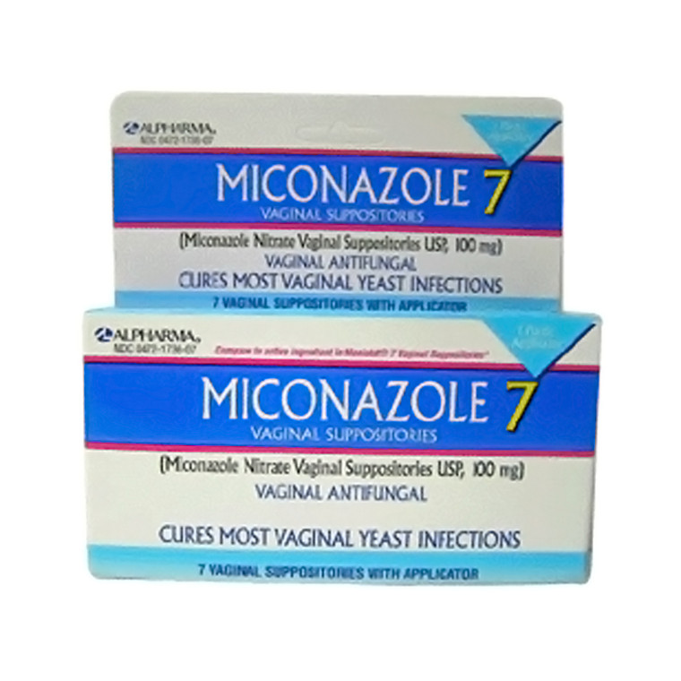 Miconazole 7 Day Vaginal Suppositories 100 Mg - 7 Ea