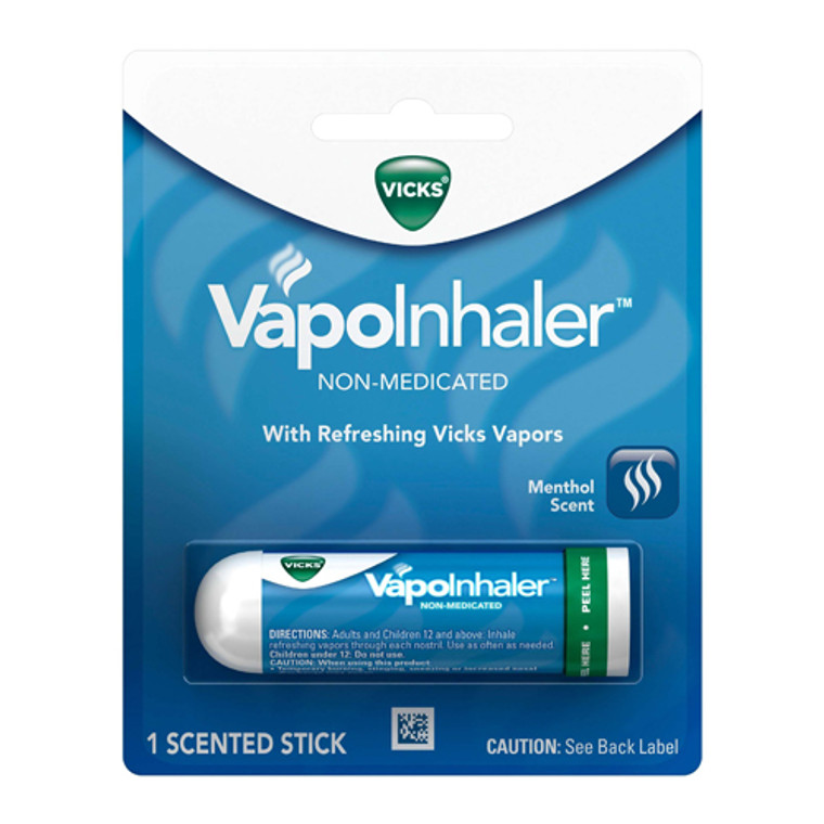 Vicks VapoInhaler Non-Medicated Menthol Vapor, 0.007 oz