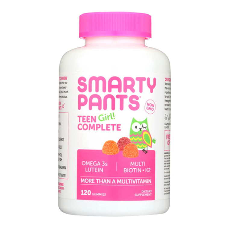 Smartypants Teen Girl Complete Multivitamin Supplement Gummies, 120 Ea