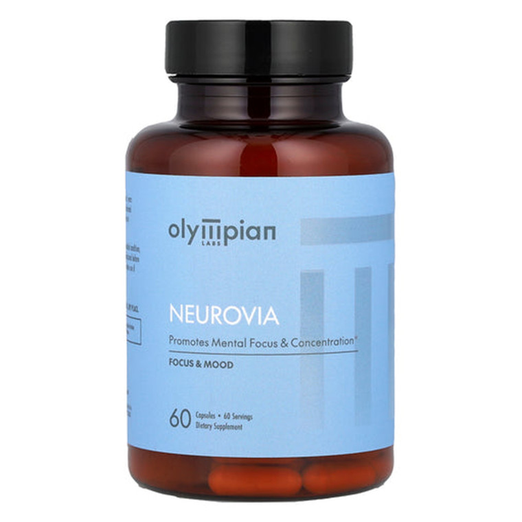 Olympian Labs Neurovia Capsules Support Mental Focus and Concentration 60Ea