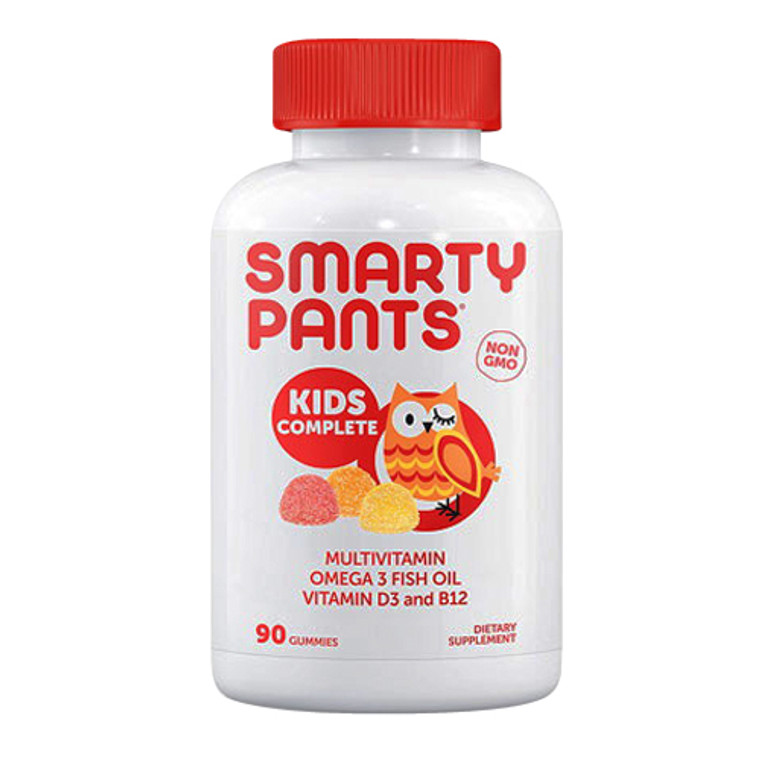 Smarty Pants Gummy Vitamins Complete Kids Multivitamin and Omega 3 Fish Oil, 90 Ea