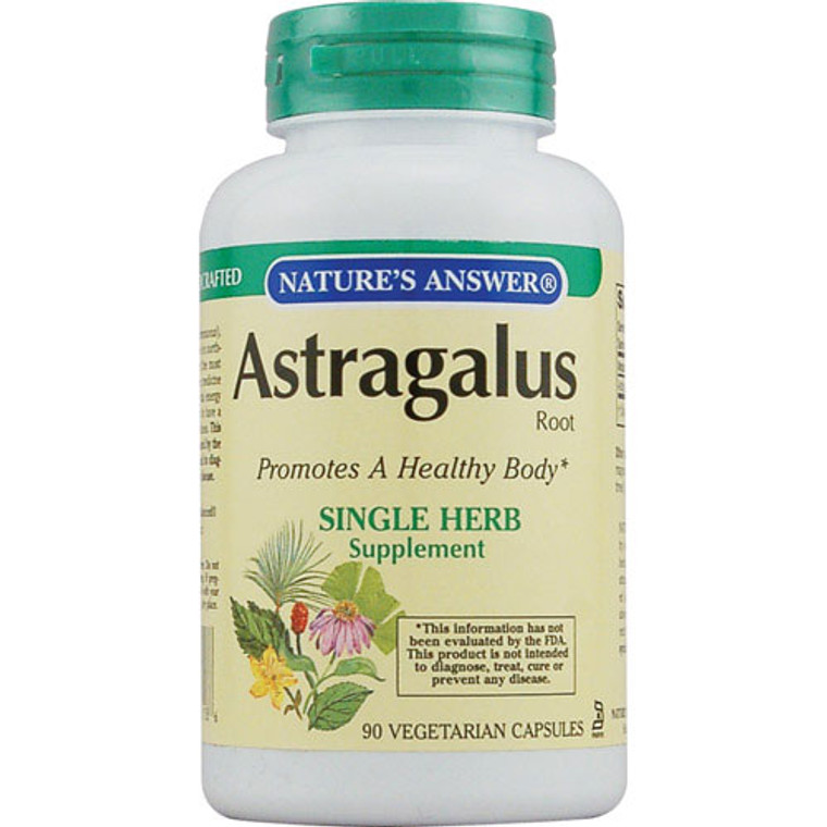 Natures Answer Astragalus Root For Healthy Body - 90 Ea